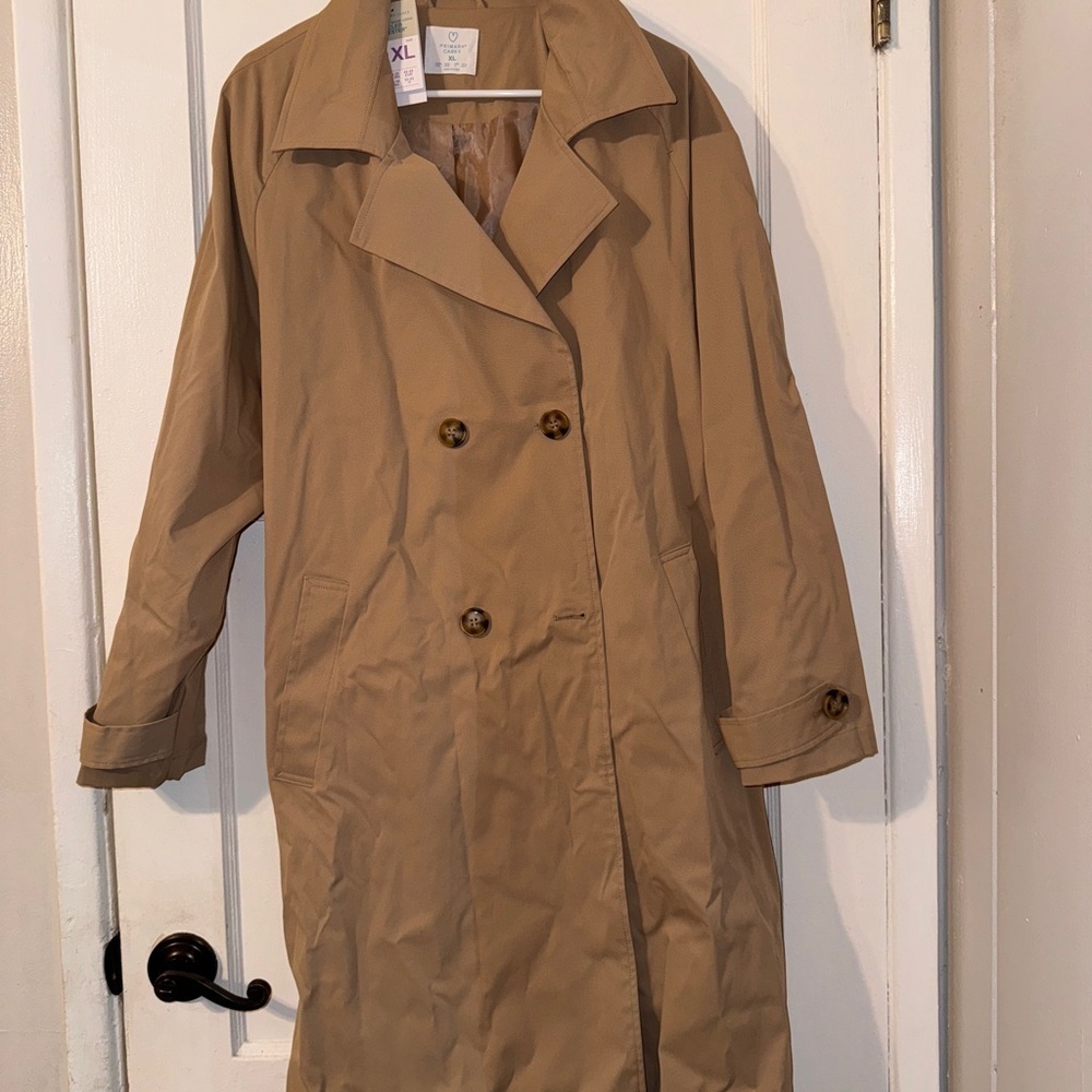 Trench Coat Primark XL NWT - Picture 3 of 7
